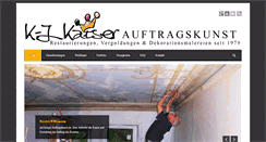Desktop Screenshot of kaiser-auftragskunst.de